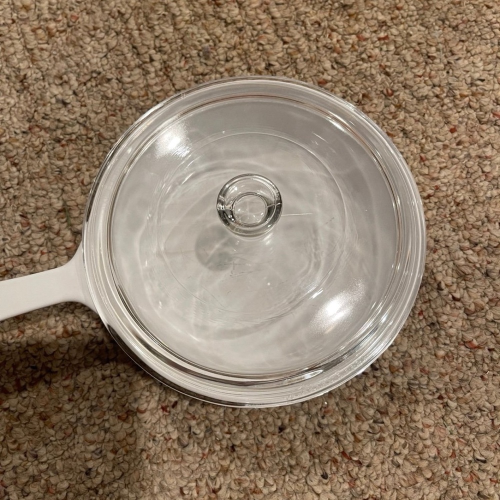 Corning Ware Blue Cornflower 6 1/2 inch Skillet Dish With Lid - Picture 4 of 8
